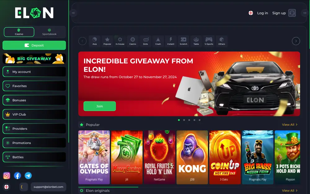 Elon Online Casino